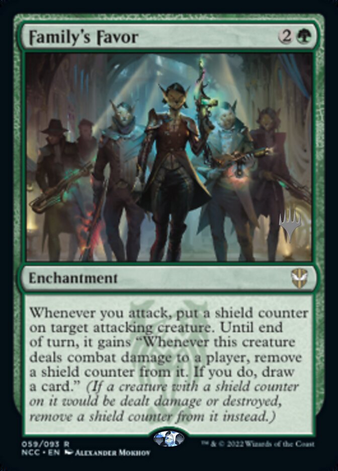 Family's Favor (Promo Pack) [Streets of New Capenna Commander Promos] | Good Games Adelaide SA