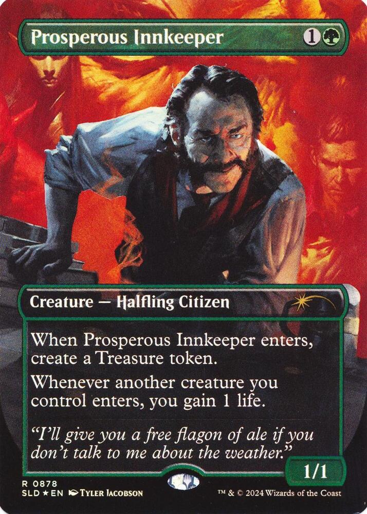 Prosperous Innkeeper Rainbow Foil 878 (Secret Lair Drop Series)  - Foil | Good Games Adelaide SA
