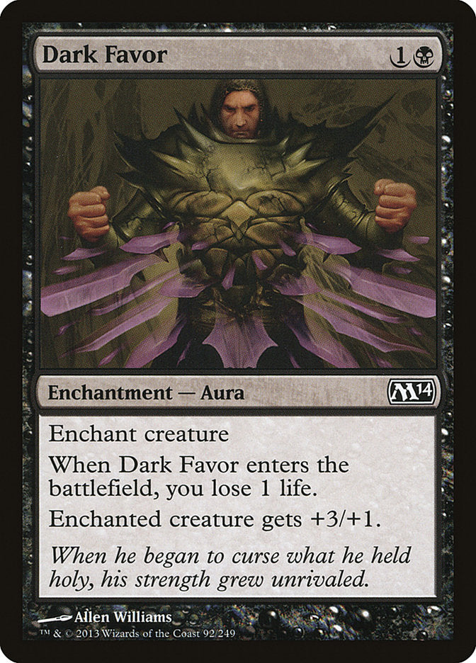 Dark Favor 92 (Magic 2014 (M14))  | Good Games Adelaide SA