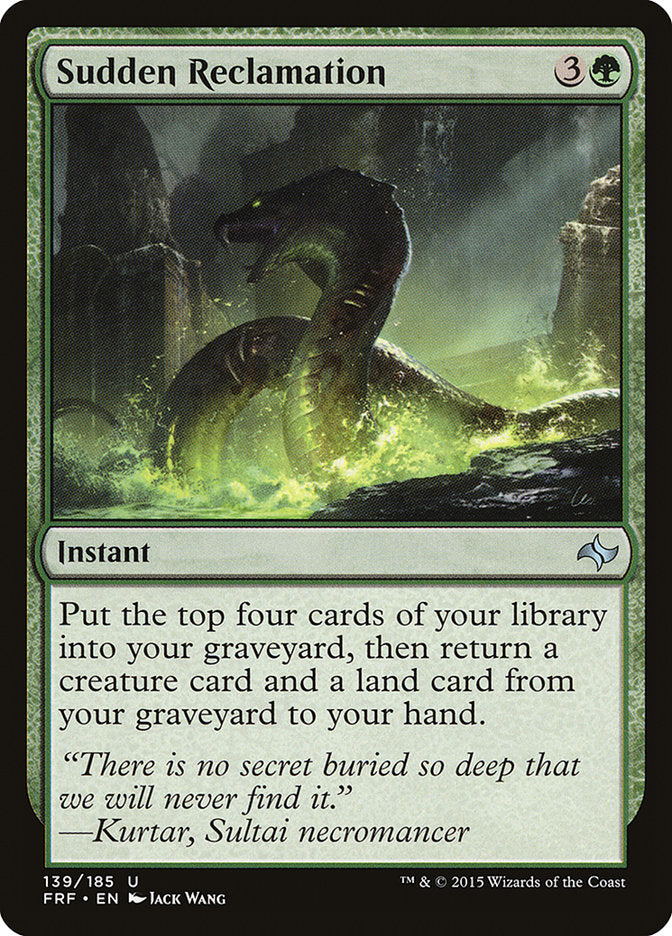 Sudden Reclamation 139 (Fate Reforged)  - Foil | Good Games Adelaide SA