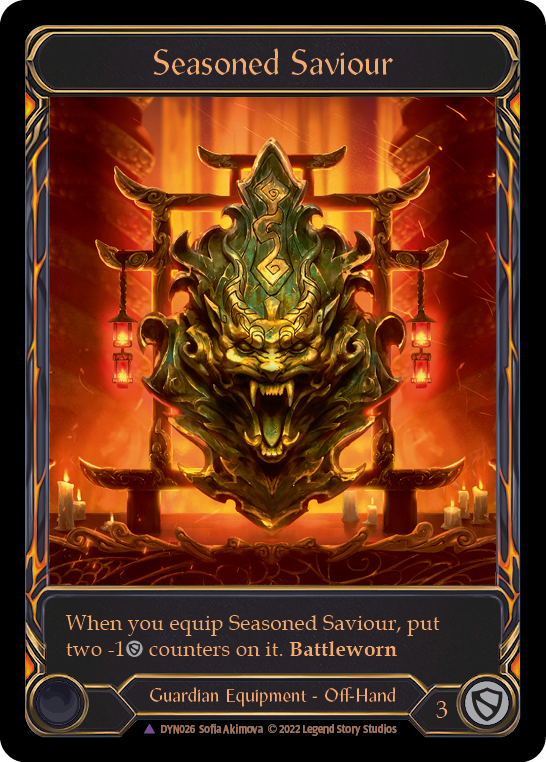 Seasoned Saviour (Marvel) [DYN026] (Dynasty)  Cold Foil | Good Games Adelaide SA