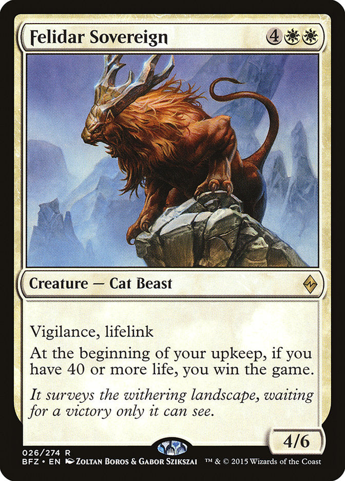Felidar Sovereign 26 (Battle for Zendikar)  | Good Games Adelaide SA