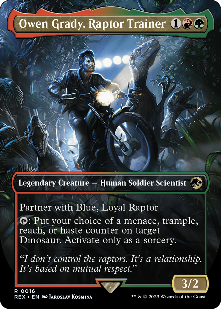 Owen Grady, Raptor Trainer (Borderless) [Jurassic World Collection] | Good Games Adelaide SA