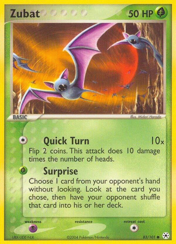 Zubat 83/101 (Hidden Legends)  - Reverse Holofoil | Good Games Adelaide SA