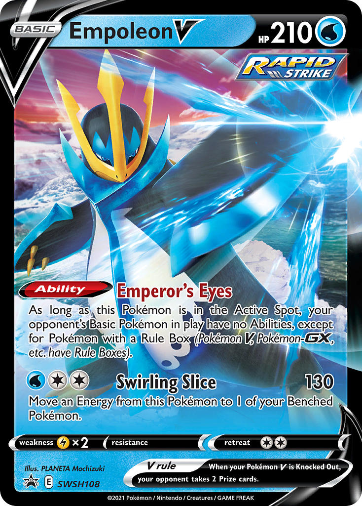 Empoleon V (SWSH108) [Sword & Shield: Black Star Promos] | Good Games Adelaide SA