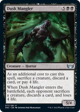 Dusk Mangler 77 (Streets of New Capenna)  - Foil | Good Games Adelaide SA