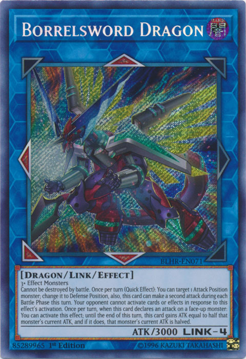 Borrelsword Dragon [BLHR-EN071] Secret Rare | Good Games Adelaide SA