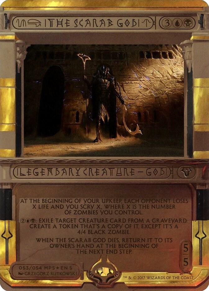 The Scarab God 53 (Masterpiece Series: Amonkhet Invocations)  - Foil | Good Games Adelaide SA