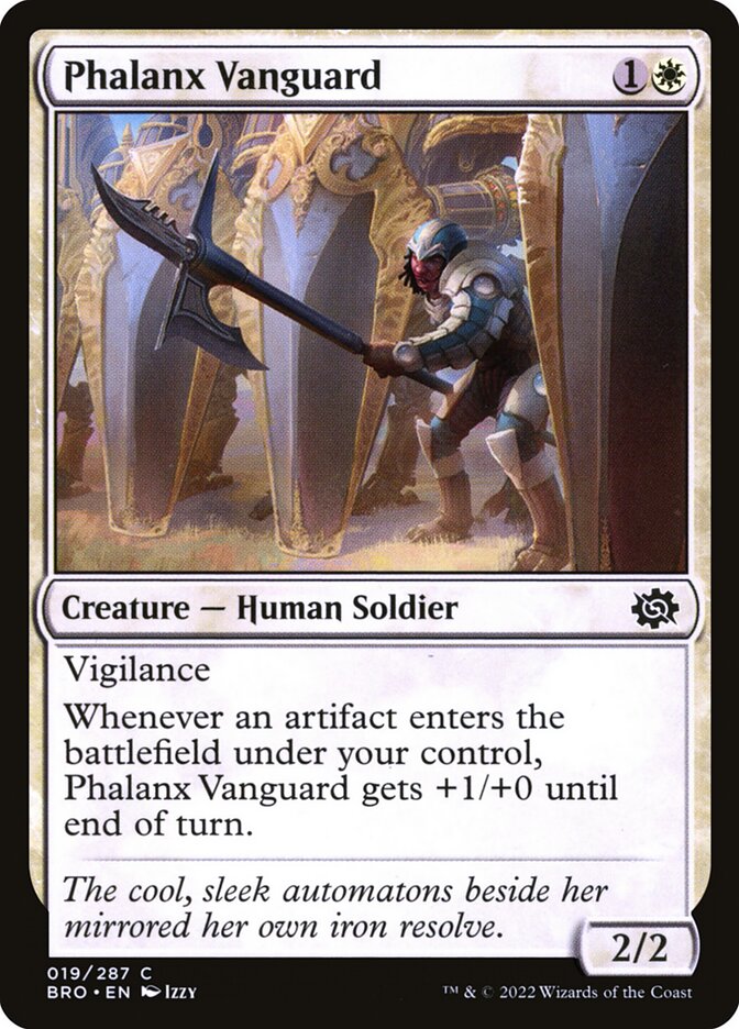 Phalanx Vanguard 19 (The Brothers' War)  - Foil | Good Games Adelaide SA