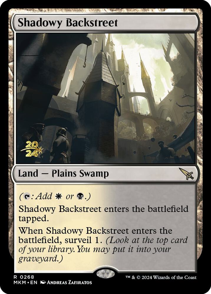 Shadowy Backstreet 268 (Prerelease Cards)  - Foil | Good Games Adelaide SA