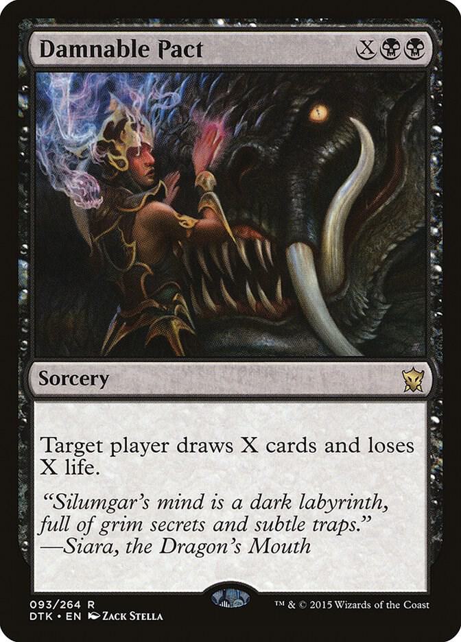 Damnable Pact 93 (Dragons of Tarkir)  - Foil | Good Games Adelaide SA