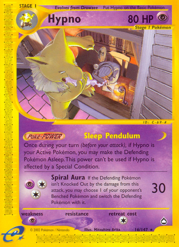 Hypno (16/147) [Aquapolis] | Good Games Adelaide SA