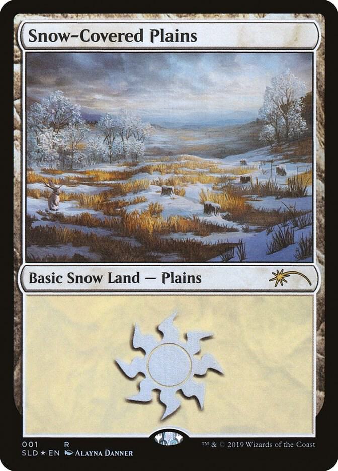 Snow Covered Plains 1 1 (Secret Lair Drop Series)  - Foil | Good Games Adelaide SA