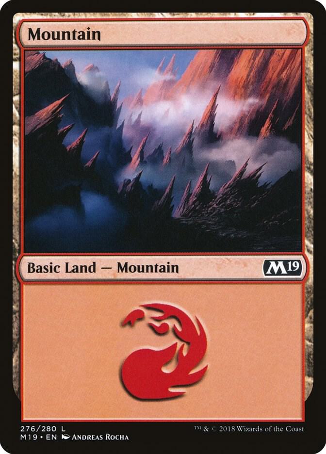 Mountain 276 (Core Set 2019)  | Good Games Adelaide SA