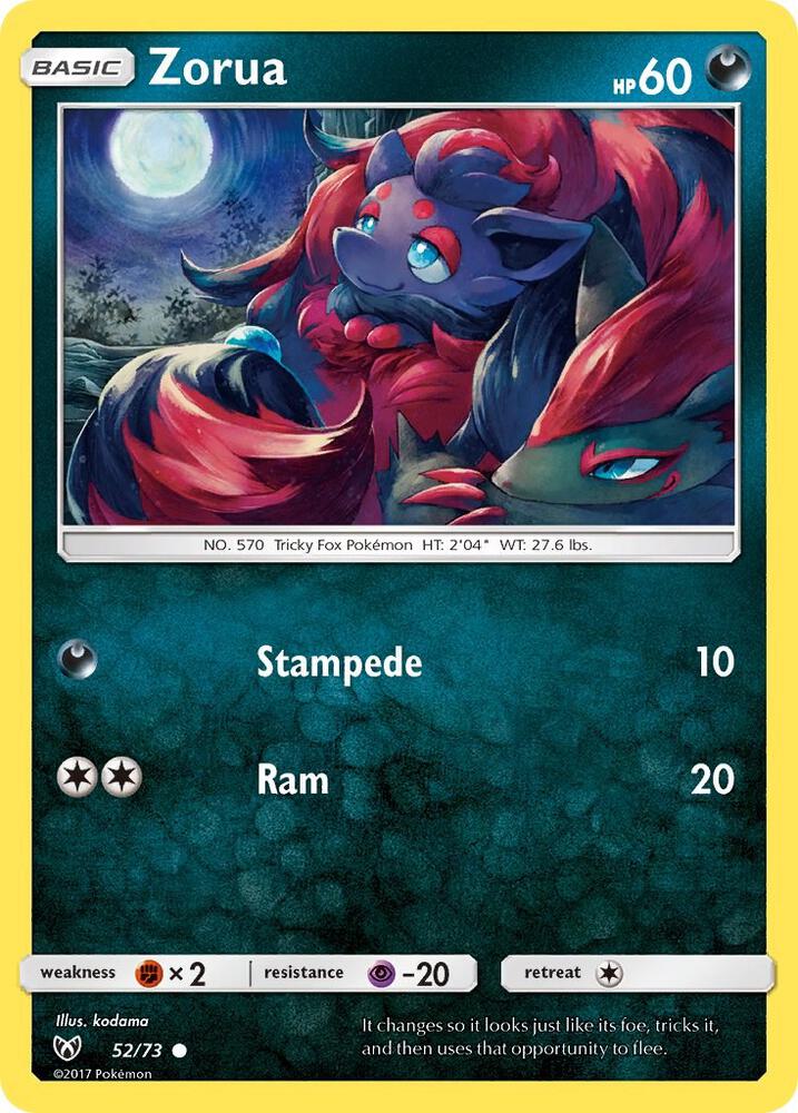 Zorua 52/73 (Shining Legends)  | Good Games Adelaide SA