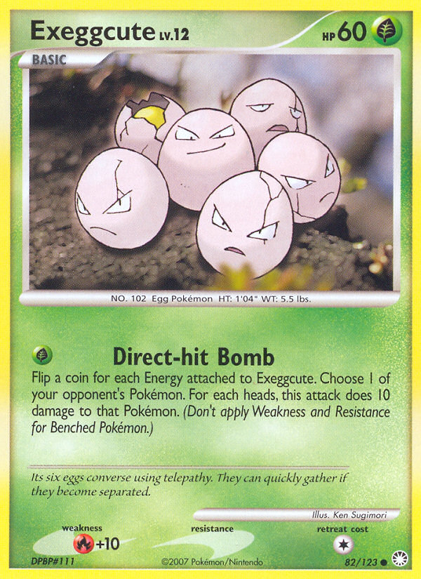 Exeggcute (82/123) [Diamond & Pearl: Mysterious Treasures] | Good Games Adelaide SA