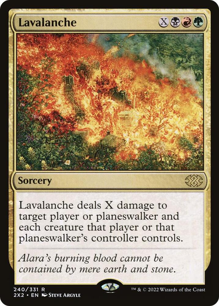Lavalanche 240 (Double Masters 2022)  - Foil | Good Games Adelaide SA