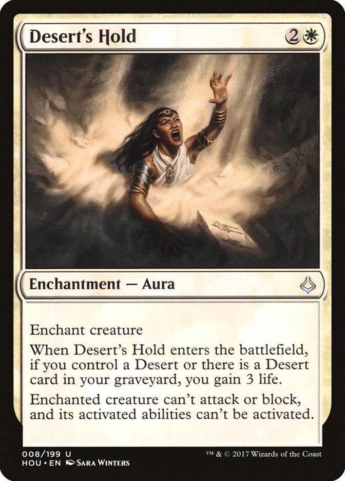 Desert's Hold 8 (Hour of Devastation)  - Foil | Good Games Adelaide SA