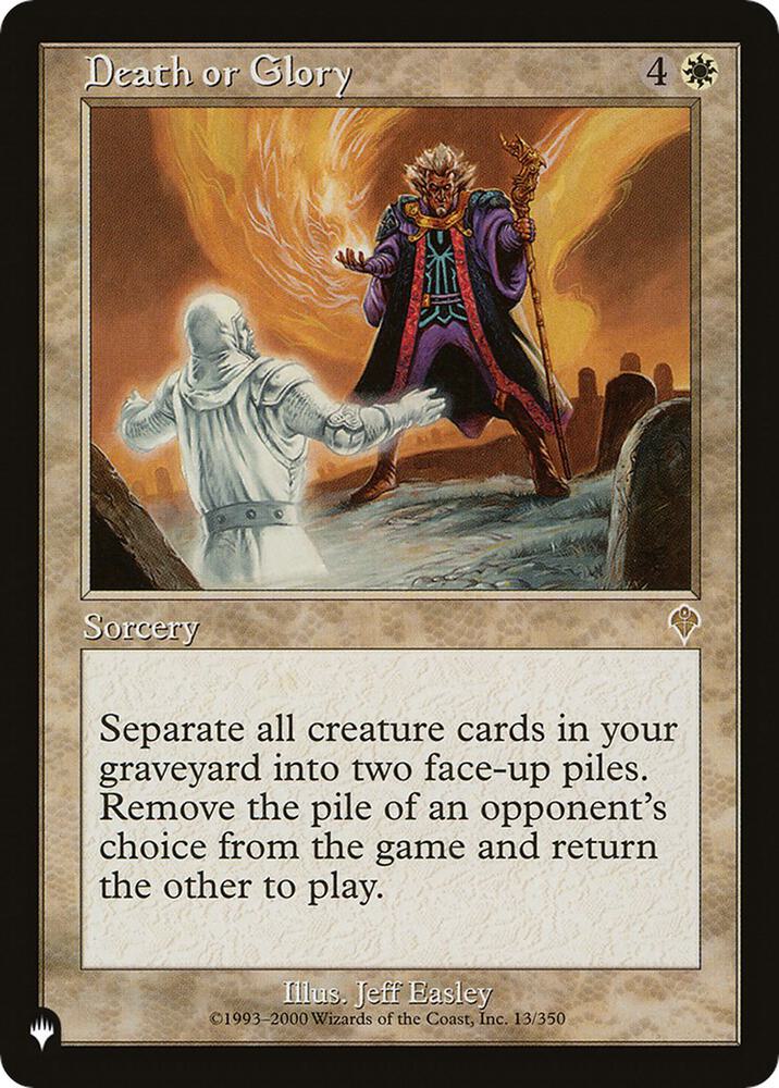 Death or Glory 13/350 (The List Reprints)  | Good Games Adelaide SA