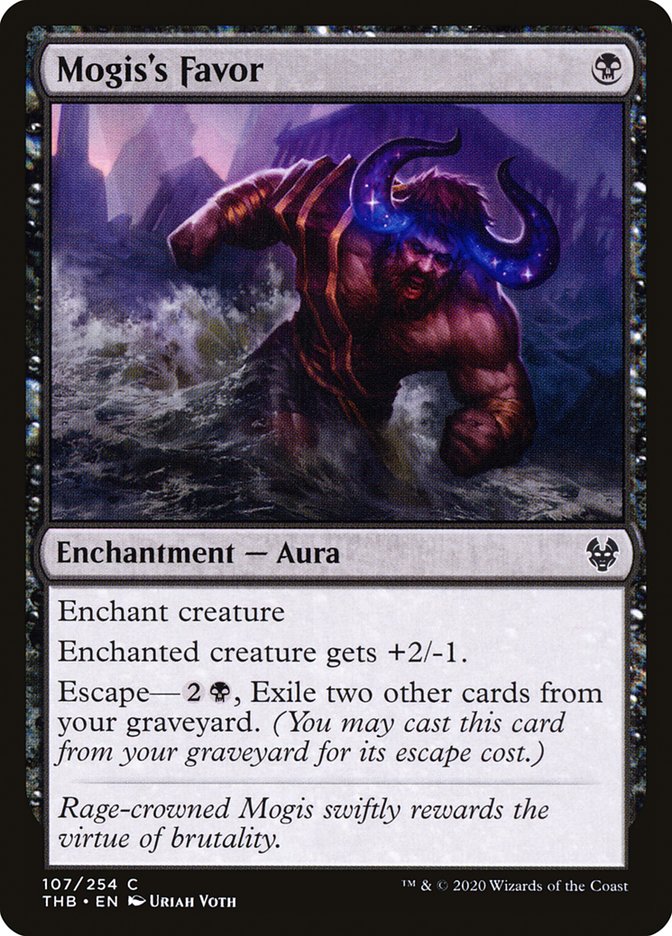 Mogis's Favor 107 (Theros Beyond Death)  - Foil | Good Games Adelaide SA