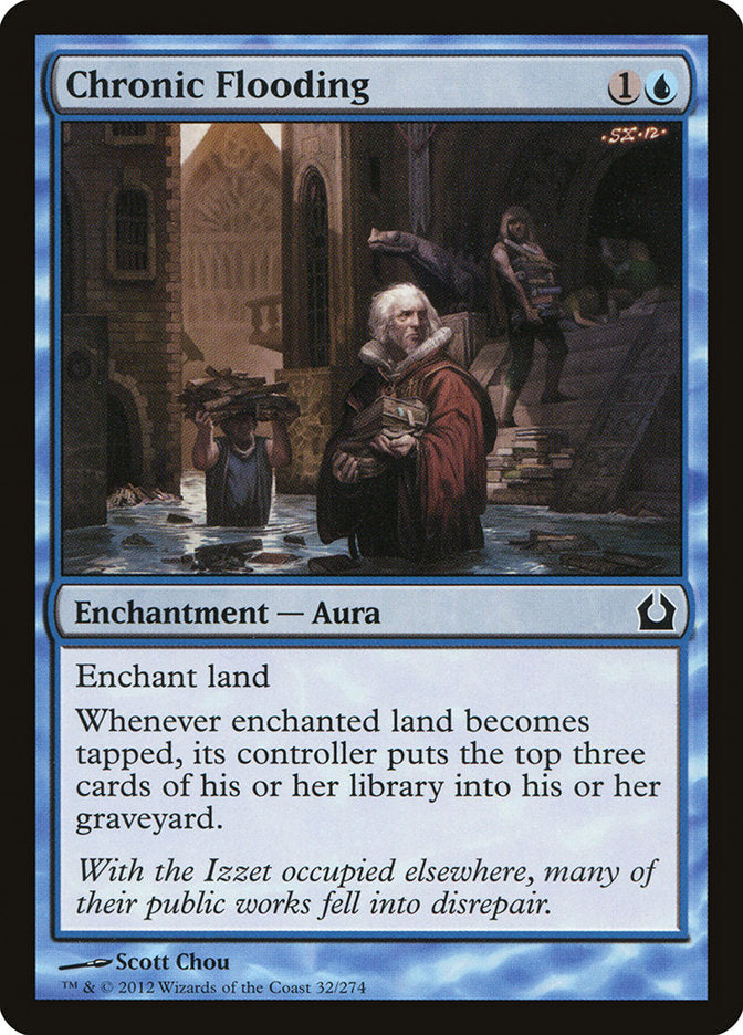 Chronic Flooding 32 (Return to Ravnica)  - Foil | Good Games Adelaide SA