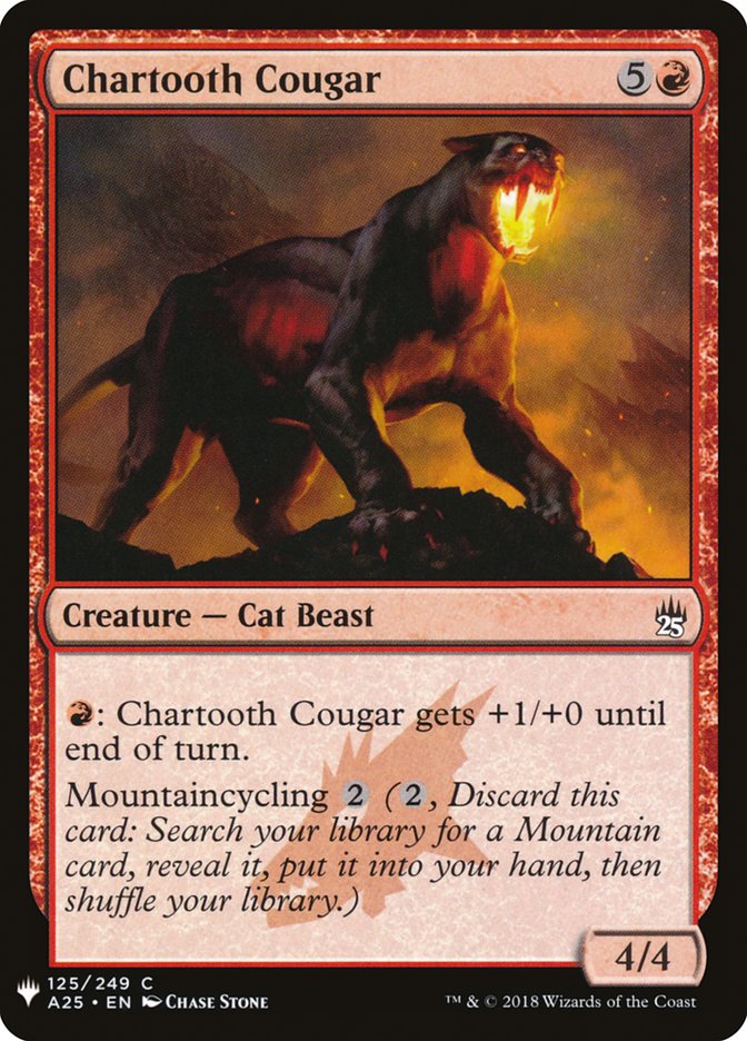 Chartooth Cougar [Mystery Booster] | Good Games Adelaide SA