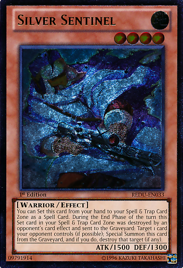 Silver Sentinel [REDU-EN033] Ultimate Rare | Good Games Adelaide SA