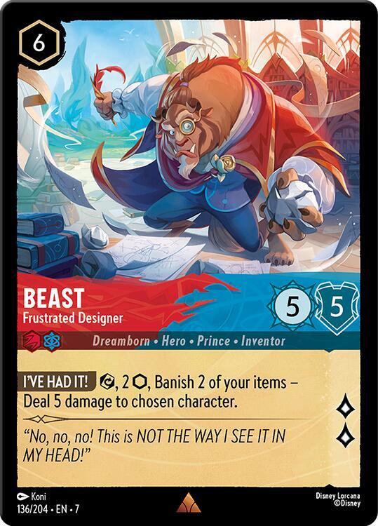 Beast Frustrated Designer 136/204 (Archazia's Island)  | Good Games Adelaide SA