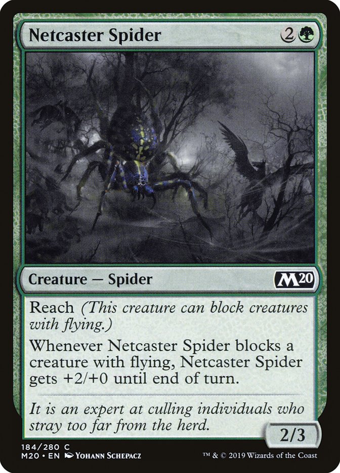Netcaster Spider 184 (Core Set 2020)  | Good Games Adelaide SA