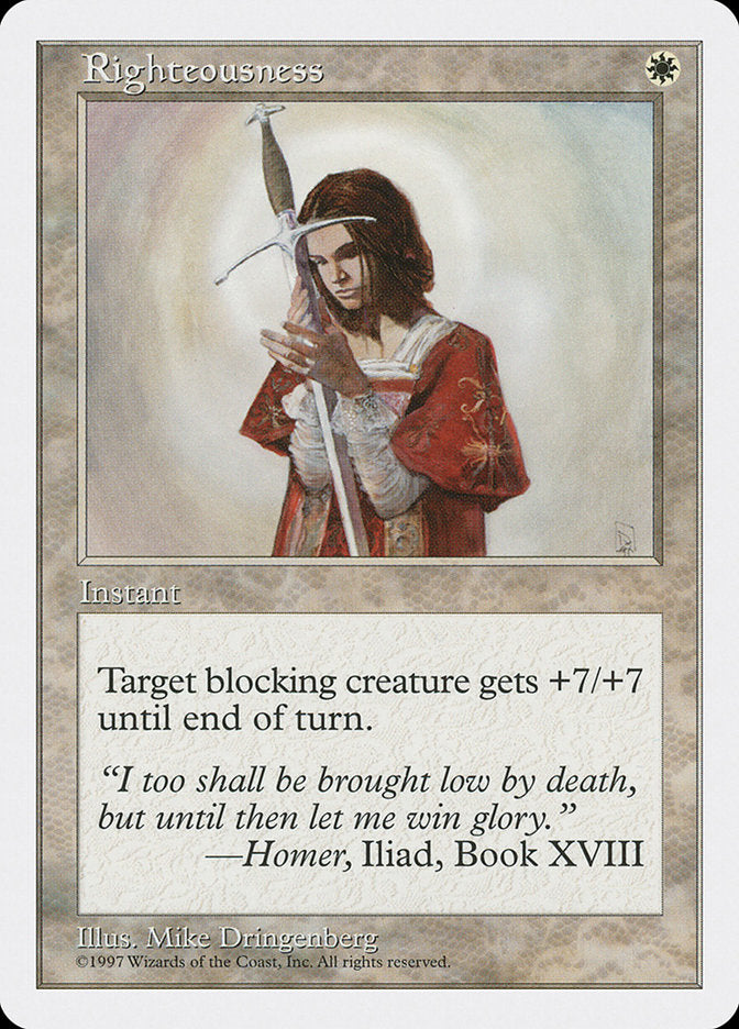Righteousness [Fifth Edition] | Good Games Adelaide SA