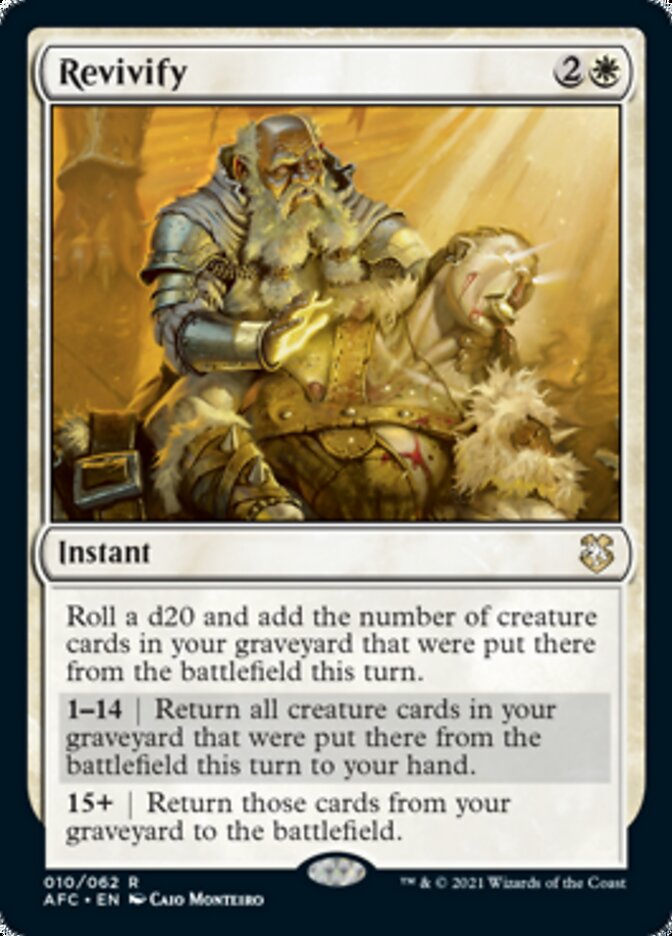 Revivify [Dungeons & Dragons: Adventures in the Forgotten Realms Commander] | Good Games Adelaide SA