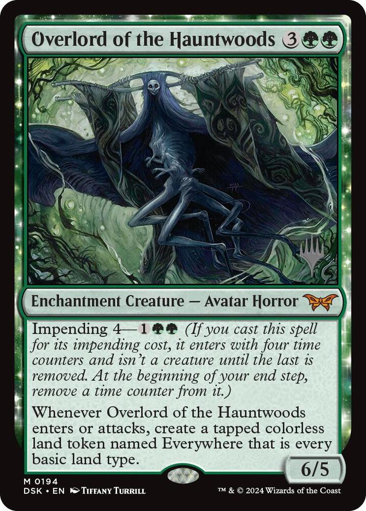 Overlord of the Hauntwoods 194 (Promo Pack: Duskmourn: House of Horror)  - Foil | Good Games Adelaide SA