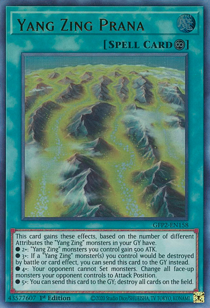 Yang Zing Prana [GFP2-EN158] Ultra Rare | Good Games Adelaide SA