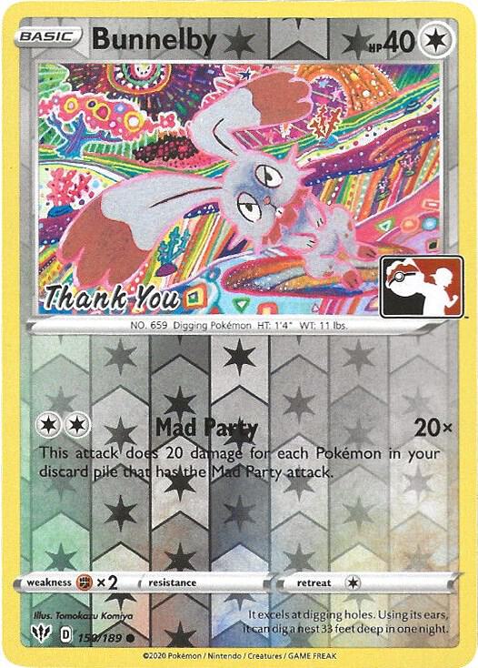 Bunnelby Thank You 150/189 (Miscellaneous Cards & Products)  - Reverse Holofoil | Good Games Adelaide SA