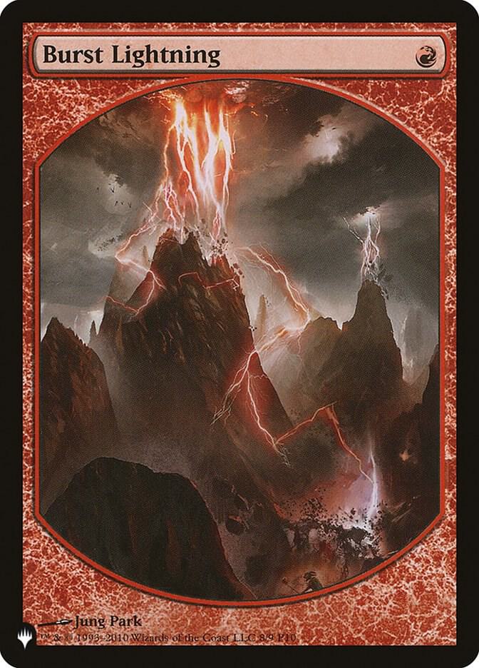 Burst Lightning P10 9-Aug (The List Reprints)  | Good Games Adelaide SA
