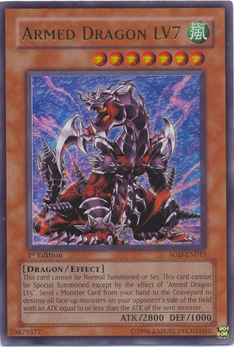 Armed Dragon LV7 [SOD-EN015] Ultra Rare | Good Games Adelaide SA