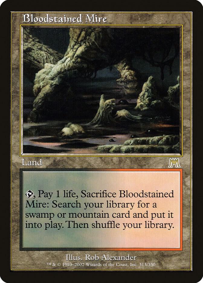 Bloodstained Mire 313 (Onslaught)  - Foil | Good Games Adelaide SA