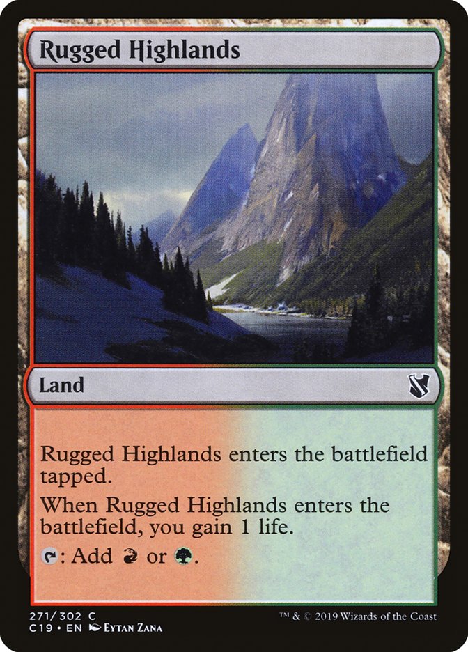 Rugged Highlands [Commander 2019] | Good Games Adelaide SA