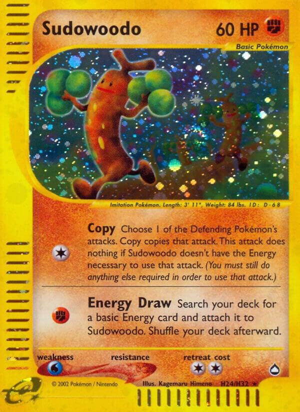 Sudowoodo H24 H24/H32 (Aquapolis)  - Holofoil | Good Games Adelaide SA
