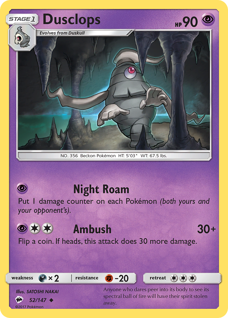 Dusclops (52/147) [Sun & Moon: Burning Shadows] | Good Games Adelaide SA
