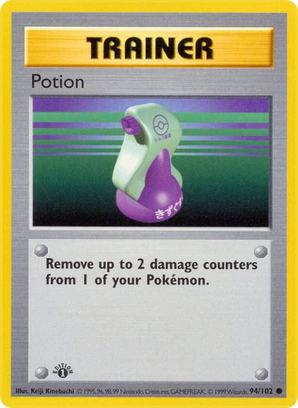 Potion 094/102 (Base Set (Shadowless))  - 1st Edition | Good Games Adelaide SA