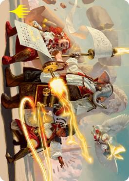 Lorehold Command Art Card Gold Stamped Signature 31 (Art Series: Strixhaven)  | Good Games Adelaide SA