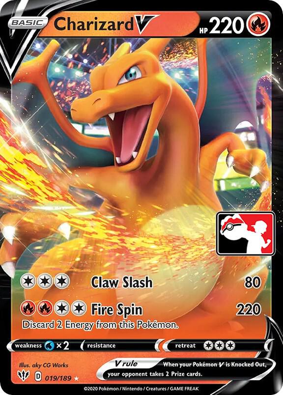 Charizard V Series 1 019/189 (Prize Pack Series Cards)  - Holofoil | Good Games Adelaide SA