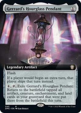 Gerrards Hourglass Pendant Extended Art 93 (Commander: Dominaria United)  | Good Games Adelaide SA