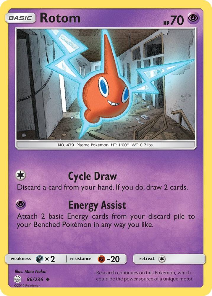 Rotom 86/236 (SM - Cosmic Eclipse)  | Good Games Adelaide SA
