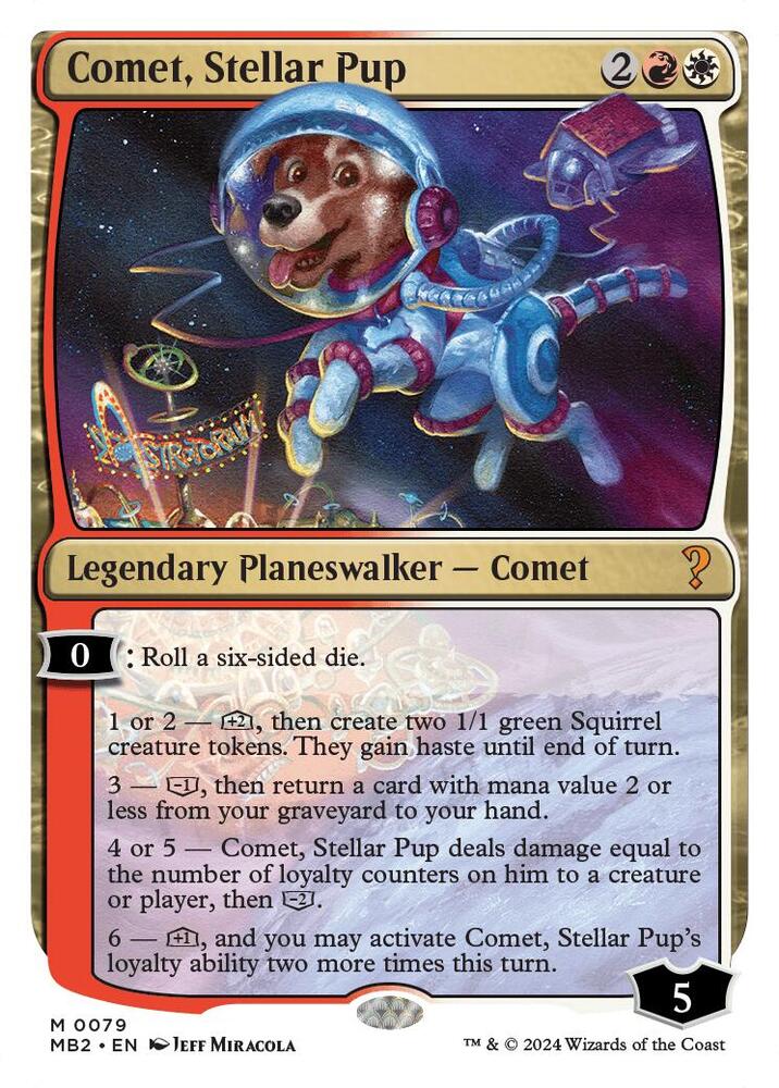 Comet, Stellar Pup 79 (Mystery Booster 2)  | Good Games Adelaide SA