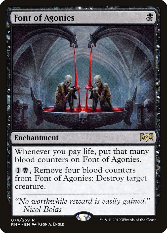 Font of Agonies 74 (Ravnica Allegiance)  - Foil | Good Games Adelaide SA