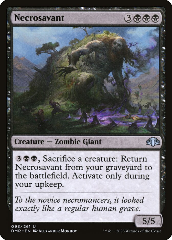 Necrosavant 93 (Dominaria Remastered)  - Foil | Good Games Adelaide SA
