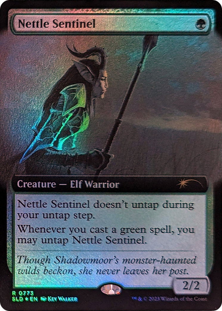 Nettle Sentinel (Extended Art) [Secret Lair Drop Series] | Good Games Adelaide SA