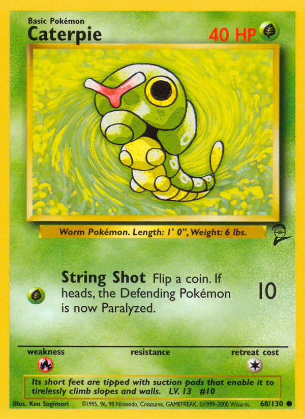 Caterpie (68/130) [Base Set 2] | Good Games Adelaide SA